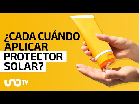 Cuándo aplicar bloqueador solar - UnoTV