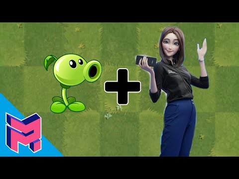 Samsung Sam+ Peashooter - Plants vs Zombies Animation