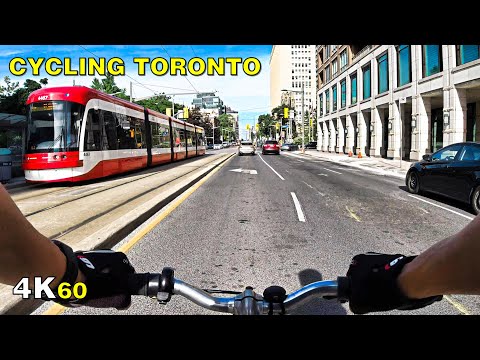 Cycling Toronto (Narrated) - Around Midtown & "Quiet Streets" on July 15 [4K]