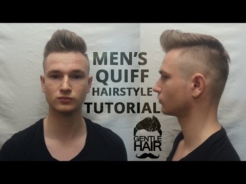 Men's stylish undercut quiff hairstyle tutorial | How to style hair | GentleHair