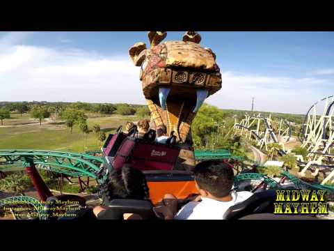 Back row point of view footage of Cobra's Curse
