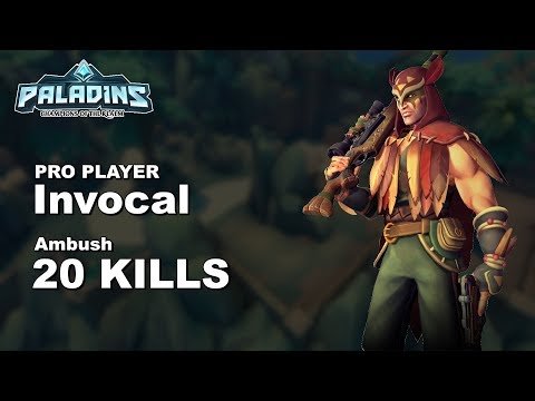 Invocal Strix 20 KILLS!! Paladins Pro (SK) Ranked Gameplay