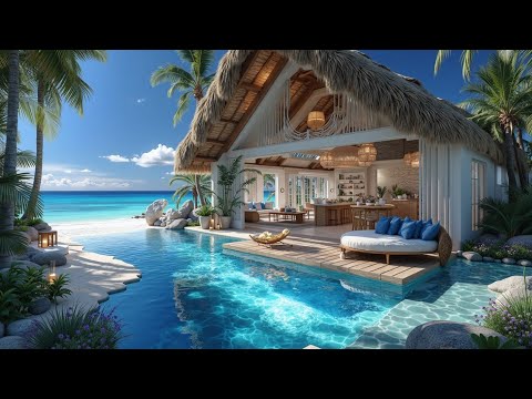 Deep House Music for Tropical Beach Vibes ~ Chill Out in Paradise Luxuriate & Relax Deeply