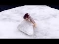 video - Swirl and Curl Engagement Ring with Tourmaline