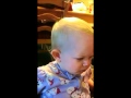 Cute Baby Saying "Thank You" 