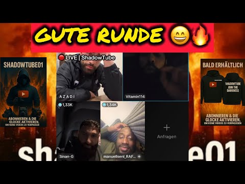 🔴 LIVE | Azadi, Vitamin 114, Sinan G & Manuellsen im Talk – Interessante Themen & lockere Stimmung