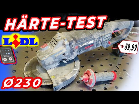 Ist das noch Parkside? XXL Winkelschleifer Härte-TEST