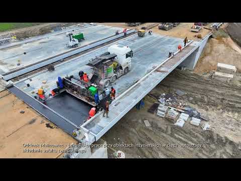 A2 Siedlce - Swory, zaawansowanie prac na 15 grudnia 2025 r.