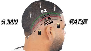 Barber Tutorial: LEARN How to Cut Hair in 5 Minutes | Fohawk Fade (DETAILED)
