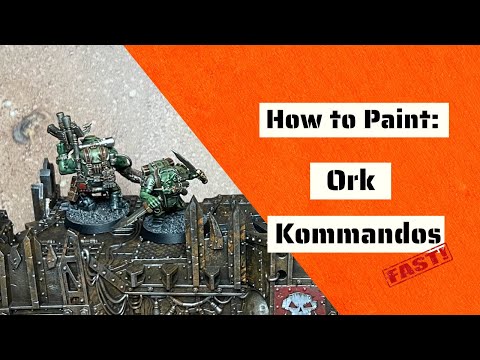 How to Paint: Kill Team Ork Kommandos (fast)
