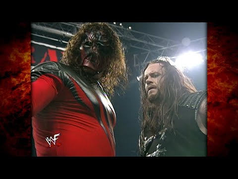 The Undertaker & Kane vs The Rock, Mankind & Ken Shamrock 3 on 2 Handicap Match 9/28/98 (2/2)