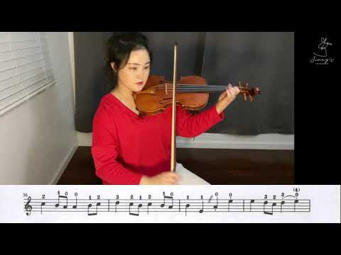 [Suzuki Violin Book2] No.10 Gavotte by J. B. Lully (60BPM)