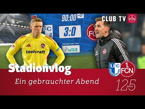 Niederlage beim Tabellenletzten 😞 | Magdeburg - Nürnberg STADIONVLOG | 1. FC Nürnberg