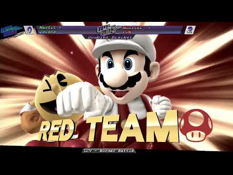 LCV Border Battle - Smash 4 Doubles WSF - Jacana & Mxsfit vs. Pow & Monster_