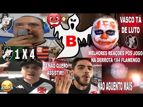 MELHORES REAÇÕES PÓS JOGO DOS VASCAÍNOS NO VASCO 1X4 FLAMENGO VAMOS CAIR DE NOVO! SERIE B