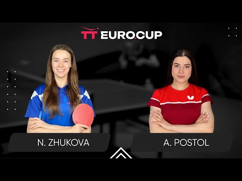 11:35 Nadiia Zhukova - Anastasiia Postol 23.09.2024 TT Euro.Cup Women Ukraine Master.TABLE 4