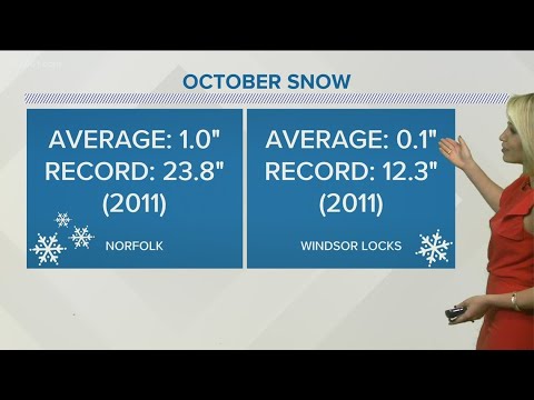 FOX61's Rachel Frank discusses CT's history of October snow