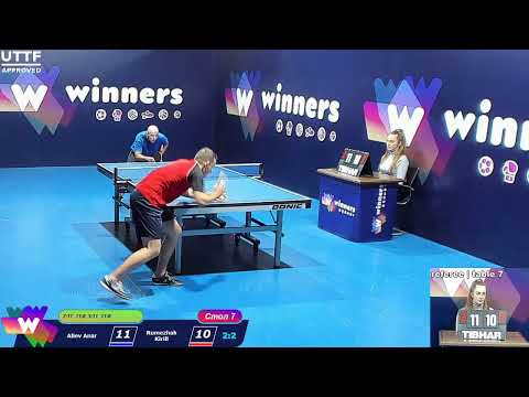 Aliev Anar vs Rumezhak Kirill. WINners. CUP Table Tennis 7 13.12.2020 14:45