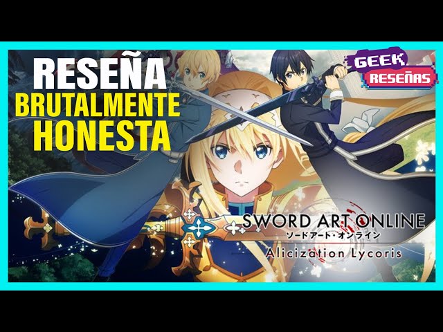 Vídeo relacionado con Sword Art Online Alicization Lycoris Game Game Switch