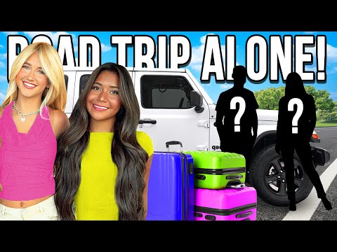 GIRLS ROAD TRIP ALONE!! *MYSTERY FRIENDS!*  👀 🚘