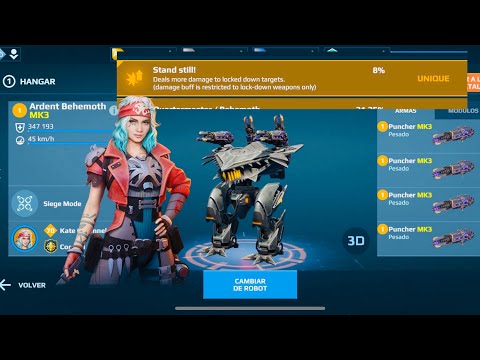 Puncher Behemoth with a New Legendary Pilot | War Robots Gameplay