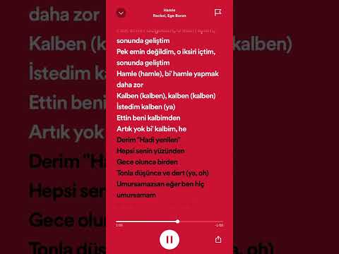 Reckol - Ege Boran - Hamle | Speeedup Lyrics  #spotify #speedup #speedsong #speedupsongs #speed