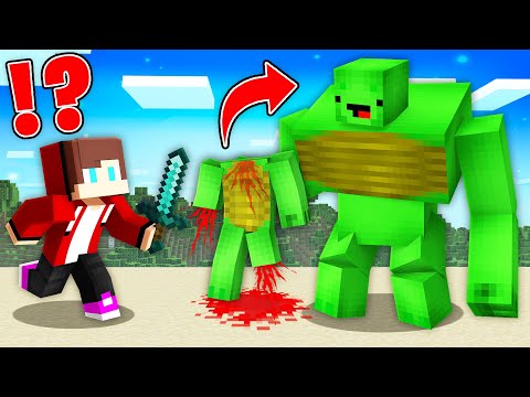 MIKEY TURNS INTO ZOMBIE MUTANT & EATS HIMSELF?! SURVIVAL IN MINECRAFT MAIZEN