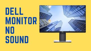 How To Fix No Sound on Dell Monitor | In Windows 10/11 | Easy Solutions! 🔧