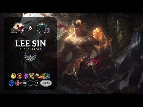 Lee Sin Support vs Pyke - EUW Challenger Patch 13.10