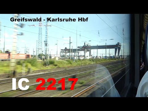 Eine der längsten Verbindungen Deutschlands: der IC 2217 Greifswald - Karlsruhe | Mitfahrt