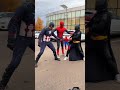 Batman And Captain America Scared Spider Man Very Funny Shorts