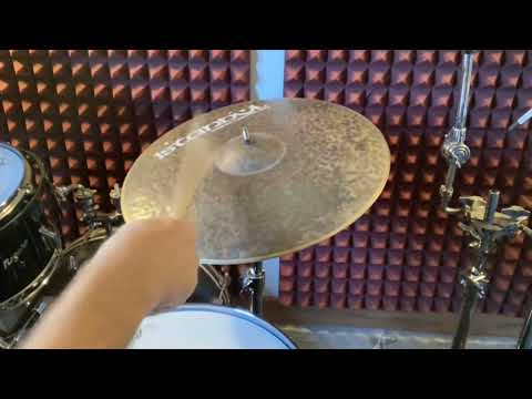 Used Pre-Split Istanbul Turk 18" Ride 1896g w/ video demo of actual cymbal for sale image 3