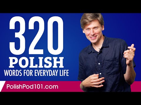 320 Polish Words for Everyday Life - Basic Vocabulary #16