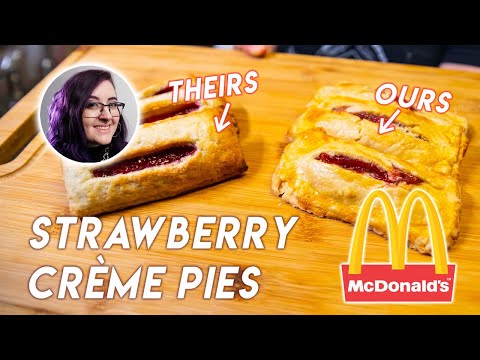 Making Strawberry Creme Pies from McDonalds but Homemade (and better) || Treat Yourself