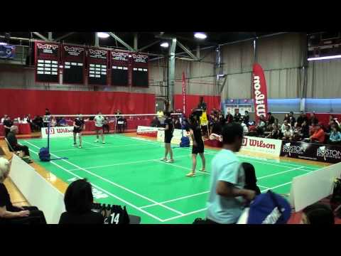Ladies Double Final, Game 2/2, Cheng Wen/Shi Xiaoqian Vs Rong Bo/Yee Theng Lim, Boston Open 2011, HD