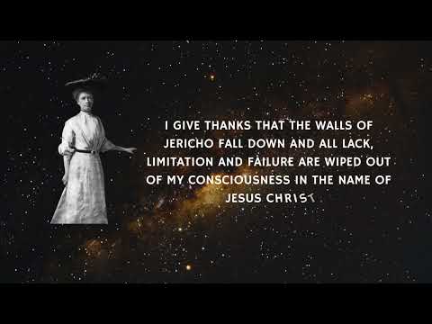 I GIVE THANKS THAT THE WALLS OF JERICHO FALL - Florence Scovel Shinn Affirmation Meditation Loop ☀️