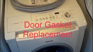 Bosch Front Load Washing Machine Door Gasket -- How to Install
