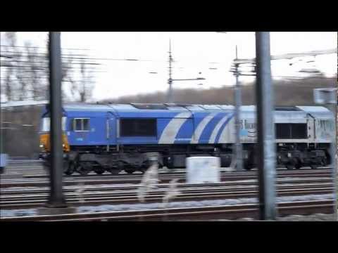 6611, EMD class 66 ERS Railways passing Barendrecht, 25 january 2011