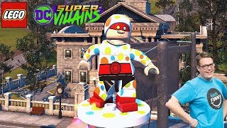 LEGO DC Super Villains Polka Dot Man Unlock + Free Roam Gameplay (Voiced by Greg Miller!)