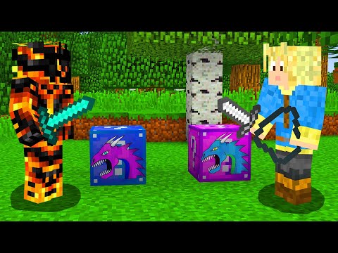MrSpyplant VS Mikkeltrier I OP Lucky Block Bedwars I Minecraft!