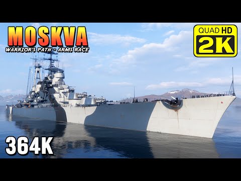 Cruiser Moskva - huge damage&xp with perfect gameplay