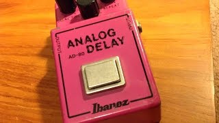 Video thumbnail for Ibanez AD-80 Analog Delay by Cameron Johnson