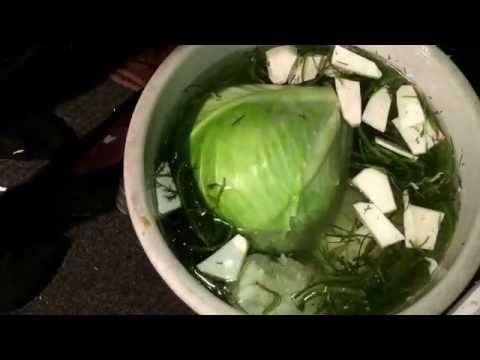 How to Make Sour Cabbage Heads for Cabbage Rolls | Gingerbread Cottage