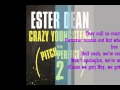 Ester Dean - Crazy Youngsters [LYRICS] 