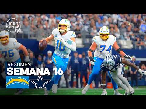 Los Angeles Chargers vs. Dallas Cowboys | Resumen NFL en español - Semana 16 | NFL Highlights 2025