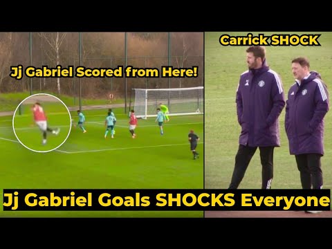 JJ Gabriel Scores 2 GOALS from Impossible Angle SHOCK Carrick in United 3-1 victory over Wolves U18
