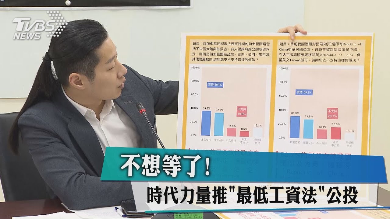不想等了! 時代力量推「最低工資法」公投