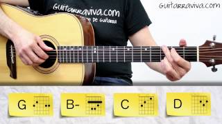 Como tocar MANA Vivir Sin Aire guitarra Tutorial Arpegios acyºstica y criolla acordes many¡