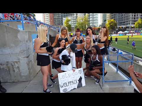 Toronto Wolfpack Cheerleaders - Inaugural Season versus York City Knights