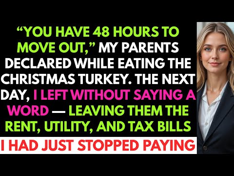 “You Have 48 Hours To Move Out,” My Parents Declared While Eating The Christmas Turkey.